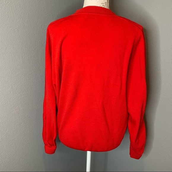 The Golden Beau V Neck Cardigan Sweater Large - Picture 2 of 5